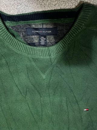 Maglione Tommy Hilfiger Verde Uomo