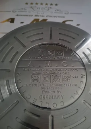 Set Pentole A.M.C. 25 Pezzi Acciaio Inox