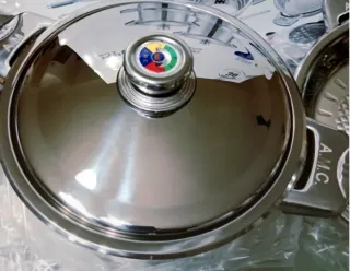 Set Pentole A.M.C. 25 Pezzi Acciaio Inox