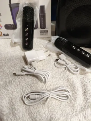 Altavoz Karaoke Bluetooth Negro