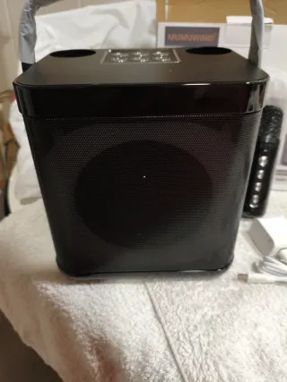 Altavoz Karaoke Bluetooth Negro