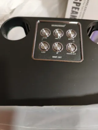 Altavoz Karaoke Bluetooth Negro