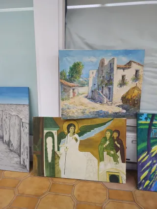 Lote 9 Óleos Gran Formato