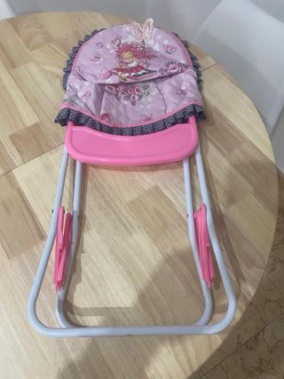 Trona para muñeca con estampado