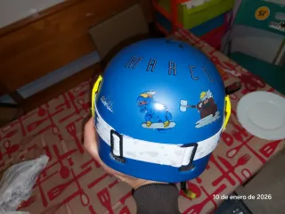 Casco y Gafas Esquí Infantil