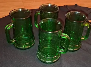 3 Jarras de cristal resistente. Vintage