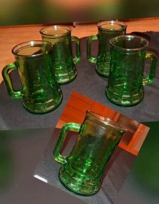 3 Jarras de cristal resistente. Vintage