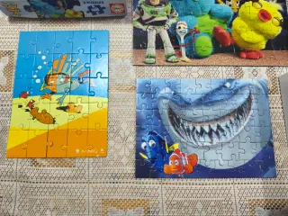 Lote 5 Puzzles Infantiles Disney Pixar