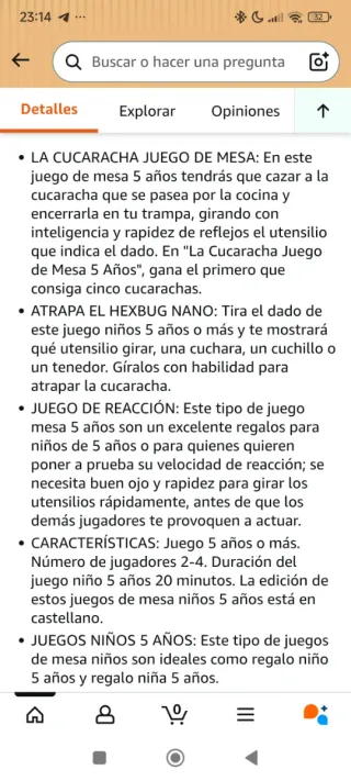 Gioco da Tavolo La Cucaracha Ravensburger