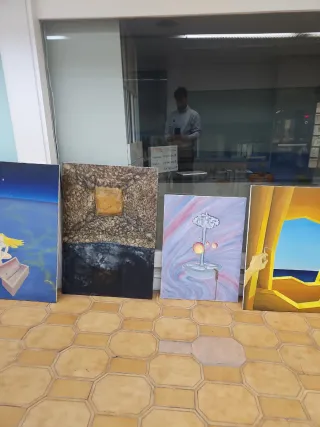 Lote 10 Cuadros Modernos