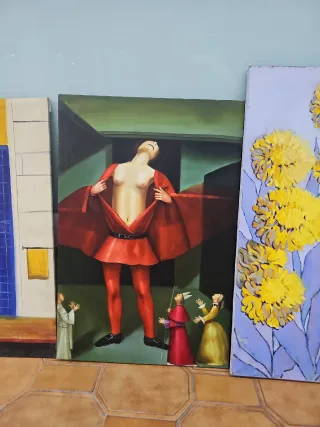 Lote 10 Cuadros Modernos