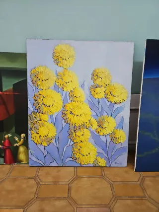 Lote 10 Cuadros Modernos