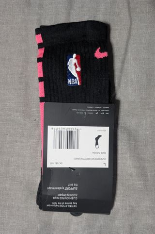 Calcetines Nike Elite Crew Negro y Rosa