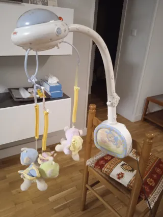 Móvil cuna peluches