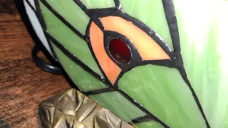 Lampara mariposa estilo Tiffany. Bombilla incluida