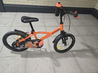 Bicicleta infantil Btwin 16 naranja