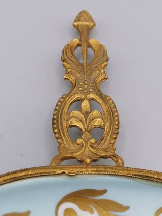 Posacenere Limoges Porcellana Dipinta Mano