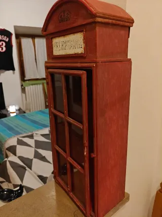 Portachiavi Cabina Telefonica Rossa