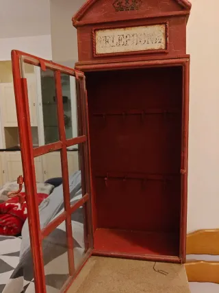 Portachiavi Cabina Telefonica Rossa
