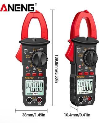 Pinza Amperimétrica Digital ANENG ST180