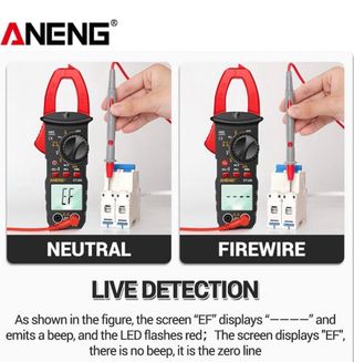 Pinza Amperimétrica Digital ANENG ST180