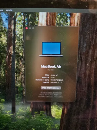 MacBook Air 13 M1 8GB 512GB SSD Gris