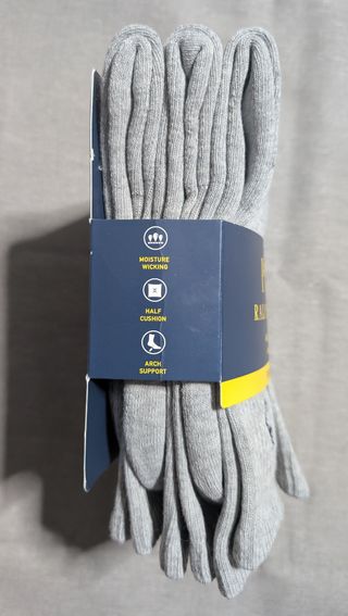 Pack 6 Pares Calcetines Polo Ralph Lauren Gris