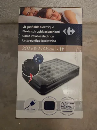 Colchón hinchable eléctrico Carrefour