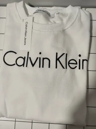 Sudadera Calvin Klein Jeans XXL Blanca
