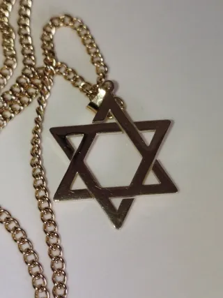 Collana Stella di David in Acciaio Inox Amuleto