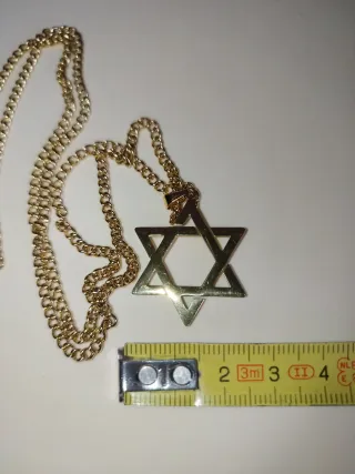 Collana Stella di David in Acciaio Inox Amuleto