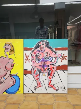 Lote 3 óleos 100x81cm XIBERTA