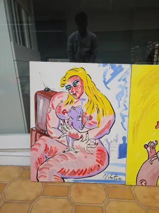 Lote 3 óleos 100x81cm XIBERTA