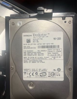 Disco Duro Hitachi 250GB SATA 3.0