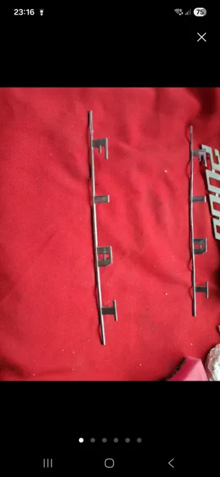 Logo Fiat Originale Acciaio