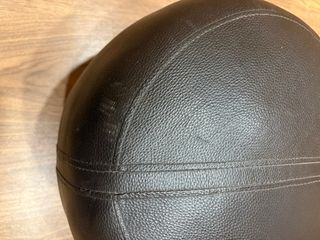 2 Taburetes Efecto Piel Marrón