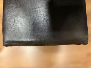 2 Taburetes Efecto Piel Marrón