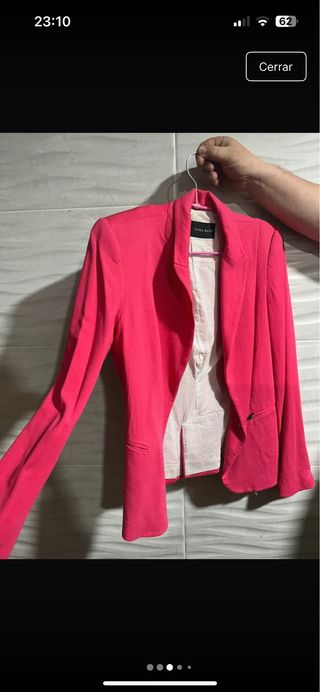 Blazer Zara XS Fucsia