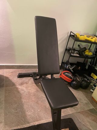 Banco de musculación negro