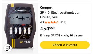 ELECTROESTIMULADOR COMPEX SP 4.0 MUSCULACIÓN