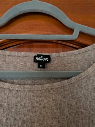 Conjunto Natura Vestido + Chaqueta color Topo