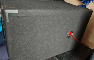 Altavoces Pasivos y Amplificador SPL 500. En mano