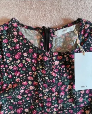 Vestido floral Mango Teen Talla XS
