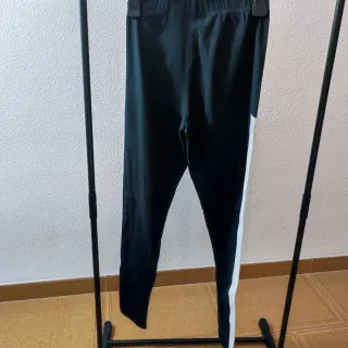 Mallas Disney Negras con Raya Blanca