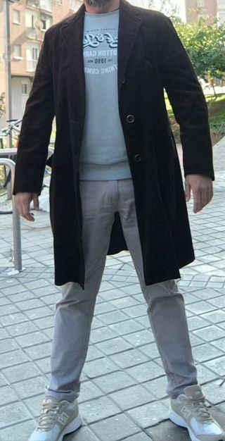 Abrigo Armani Marrón Hombre