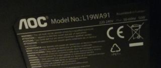 Monitor TV y PC AOC Negro/Rojo