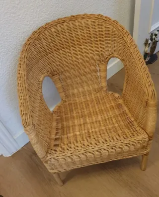 Silla Mimbre IKEA Niños