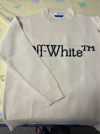 Maglione Off-White Beige Taglia Unica