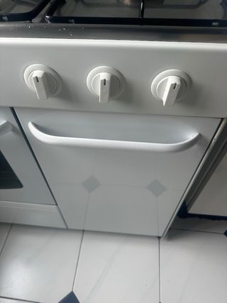 Cocina de gas con horno y 4 fuegos