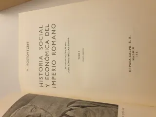 Historia social y económica del imperio romano